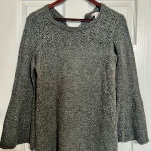 LC Lauren Conrad Dark Gray Knit Sweater